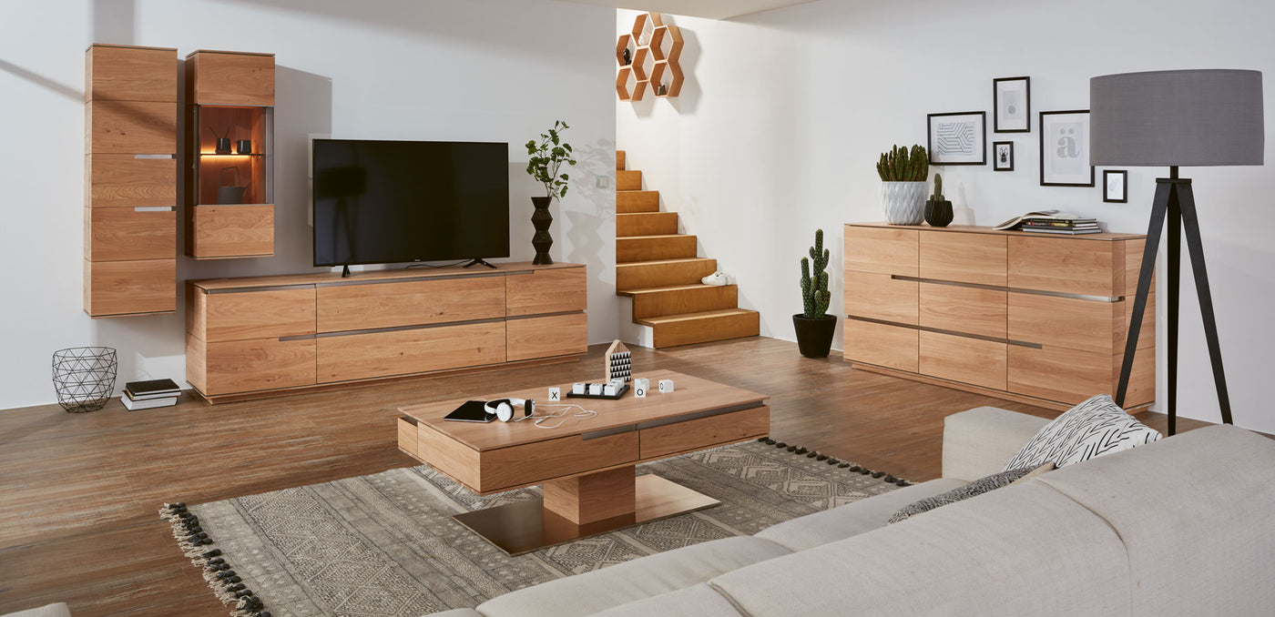 Wohnzimmer aus Massivholz